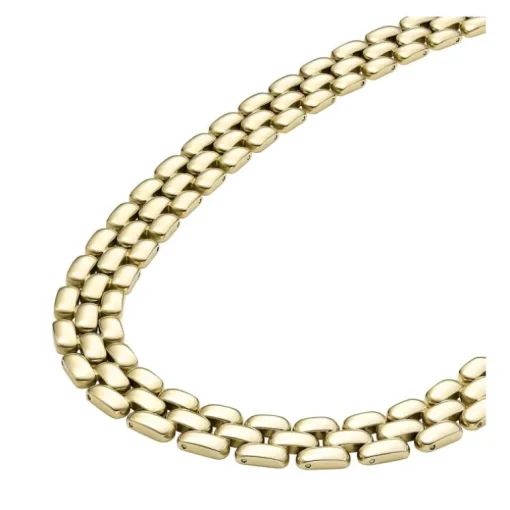 Collier Femme Chaine FOSSIL Arden Watch Links Acier Doré JF04783710