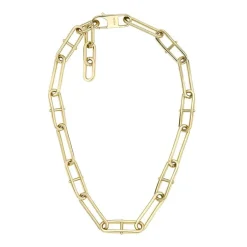 Collier Femme Chaine FOSSIL Heritage D-Link Acier Doré JF04102710