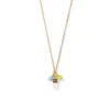 Collier Femme COEUR DE LION SMALL GUARDIAN PASTEL Acier Doré