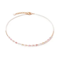 Collier Femme COEUR DE LION PRINCESS PEARLS ROSE CLAIR Acier inoxydable