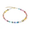Collier Femme COEUR DE LION GEOCUBE® ICONIC CLASSIC MULTICOLORE Acier Doré