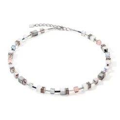 Collier Femme COEUR DE LION GEOCUBE ICONIC MONOCHROME PECHE Acier inoxydable