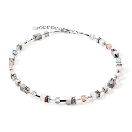 Collier Femme COEUR DE LION GEOCUBE ICONIC MONOCHROME PECHE Acier inoxydable