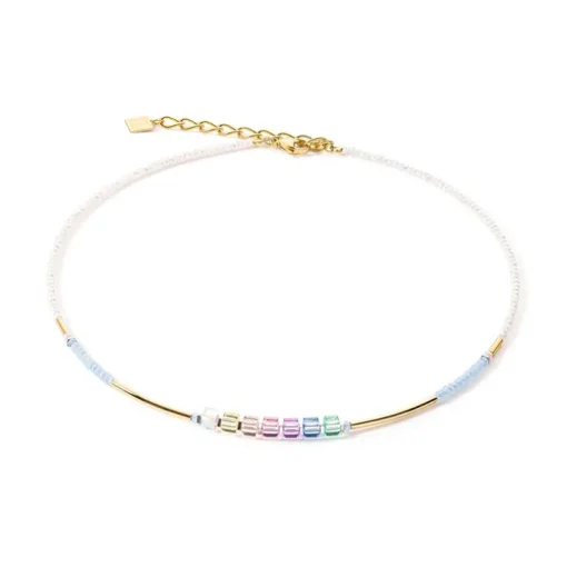 Collier Femme COEUR DE LION CUBE STORY MINIMALISTIC SPARKLING MULTICOLOR Acier inoxydable