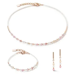 Collier Femme COEUR DE LION PRINCESS PEARLS ROSE CLAIR Acier inoxydable