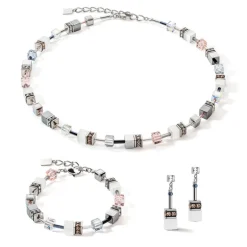 Collier Femme COEUR DE LION GEOCUBE ICONIC MONOCHROME PECHE Acier inoxydable