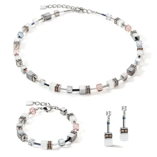 Collier Femme COEUR DE LION GEOCUBE ICONIC MONOCHROME PECHE Acier inoxydable