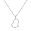 Collier Femme coeur EDORA ARGENT 925/1000 et Oxydes