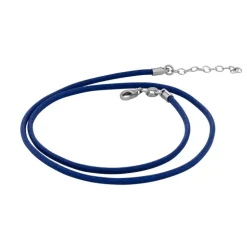 Collier Femme Cordon Huilé UNA STORIA Bleu