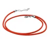 Collier Femme Cordon Huilé UNA STORIA Orange