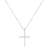 Collier Femme Croix EDORA ARGENT 925/1000 Argenté et Oxydes 60700021
