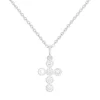 Collier Femme Croix EDORA ARGENT 925/1000 Argenté et Oxydes 60700028