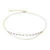 Collier Femme CŒUR DE LION PRINCESS Acier Doré Perles d'Eau Douce