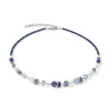 Collier Femme CŒUR DE LION ATLANTIS SPHERES ARGENT-BLEU Acier Inoxydable