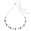 Collier Femme CŒUR DE LION MYSTERIOUS CUBES & PEARLS NOIR Acier Inoxydable