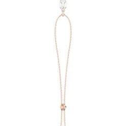 Collier femme Cygne swarovski Sparkling Signum doré rose et cristaux