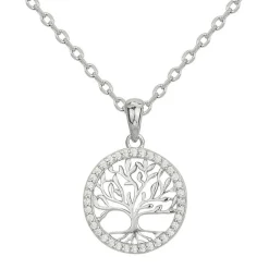 Collier Femme EDORA ARGENT 925/1000 Arbre de vie et Oxydes 70700940