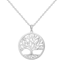 Collier Femme EDORA ARGENT 925/1000 Arbre de vie et Oxydes 70700939