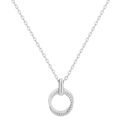 Collier Femme EDORA ARGENT 925/1000 et Spinelle Bleue 70700804