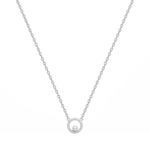 Collier Femme EDORA ARGENT 925/1000 et perle