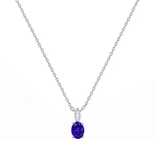 Collier Femme EDORA ARGENT 925/1000 et Spinelle