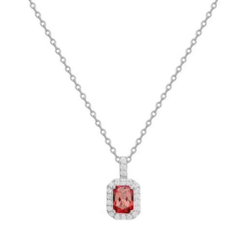 Collier Femme EDORA ARGENT 925/1000 et Spinelle