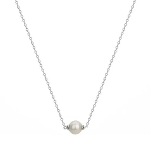 Collier Femme EDORA ARGENT 925/1000 et perle d'eau douce