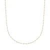 Collier Femme EDORA COLLECTION HARMONY Plaqué Or et Email Blanc