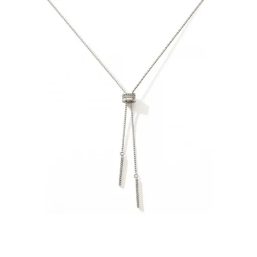 Collier Femme EDORA COLLECTION ESSENTIAL BARRETTE Argent 925/1000 Oxydes de Zirconium