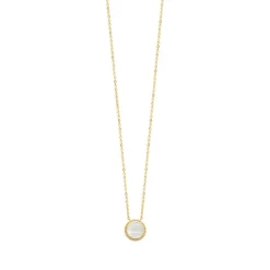 Collier Femme EDORA COLLECTION HARMONY Plaqué Or Nacre