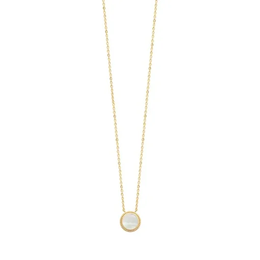 Collier Femme EDORA COLLECTION HARMONY Plaqué Or Nacre
