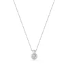 Collier Femme EDORA OR 375/1000 Blanc Diamant