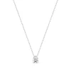 Collier Femme EDORA OR 375/1000 Blanc Oxyde de Zirconium