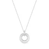 Collier Femme EDORA OR 375/1000 Blanc Diamant