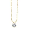 Collier Femme EÏKO OR 750/1000 Jaune et Diamant de Synthèse LCN30721D