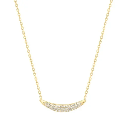 Collier femme empierré EDORA PLAQUE OR et oxydes