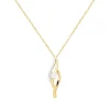 Collier femme Empierré EDORA PLAQUE OR et oxydes
