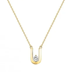 Collier femme empierré EDORA PLAQUE OR et oxydes