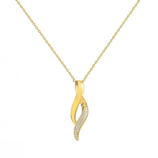 Collier femme empierré EDORA PLAQUE OR et oxydes