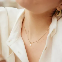 Collier Femme Flowers for Zoé Courmayeur Doré et Nacre COURMAYEUR502TU