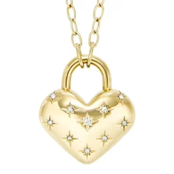 Collier Femme FOSSIL Cœurs Sadie All My Love Acier Doré JF04829710