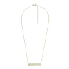 Collier Femme Fossil Harlow Linear Texture Acier Doré JF04533710