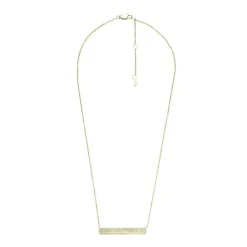 Collier Femme Fossil Harlow Linear Texture Acier Doré JF04533710