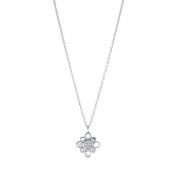 Collier Femme FOSSIL Summer Petals ACIER et Nacre