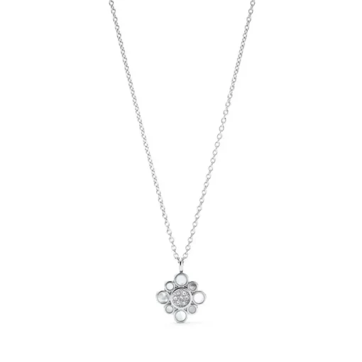 Collier Femme FOSSIL Summer Petals ACIER et Nacre