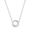 Collier Femme GAREL ENVOL Or Blanc 750/1000 Diamant 0,227 carat