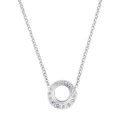 Collier Femme GAREL ENVOL Or Blanc 750/1000 Diamant 0,227 carat