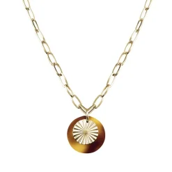 Collier Femme GO MADEMOISELLE Acier Doré 608524