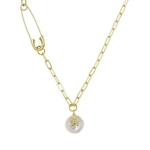 Collier Femme GO MADEMOISELLE Acier Doré 608350