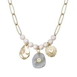 Collier Femme GO MADEMOISELLE Acier Doré 608573